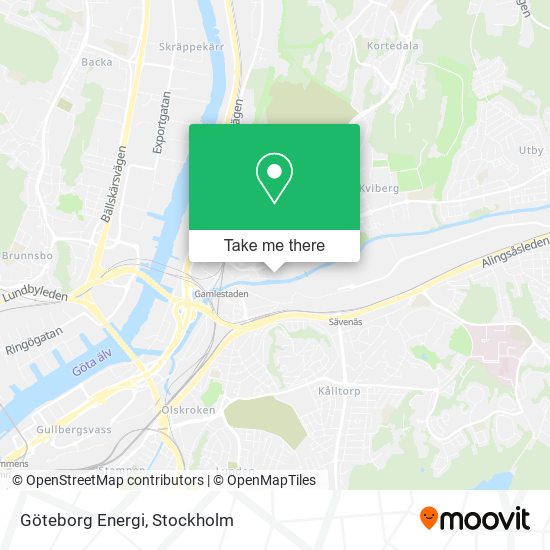 Göteborg Energi map