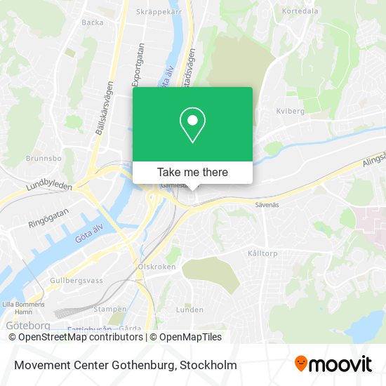 Movement Center Gothenburg map