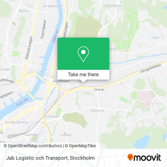 Jab Logistic och Transport map