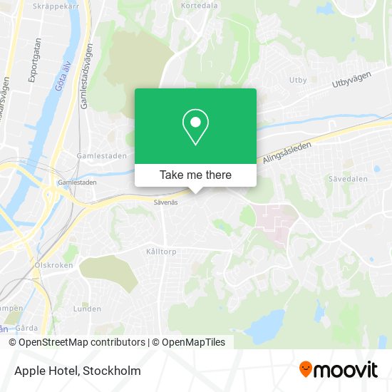 Apple Hotel map