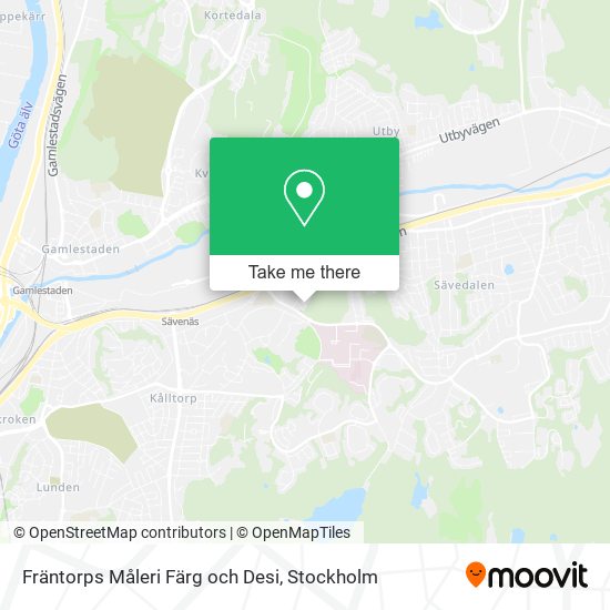 Fräntorps Måleri Färg och Desi map