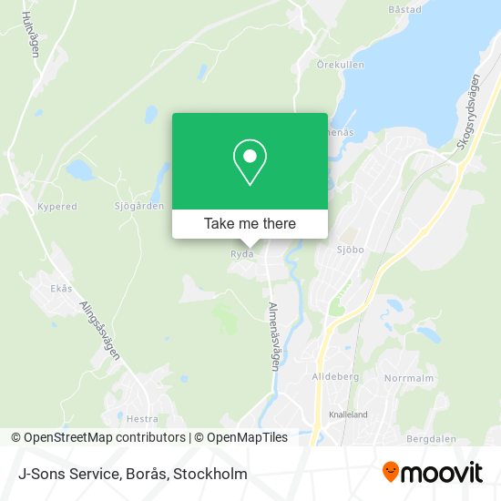 J-Sons Service, Borås map