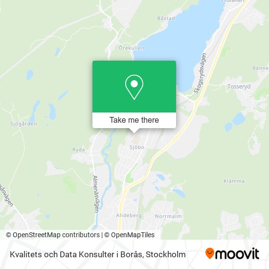 Kvalitets och Data Konsulter i Borås map