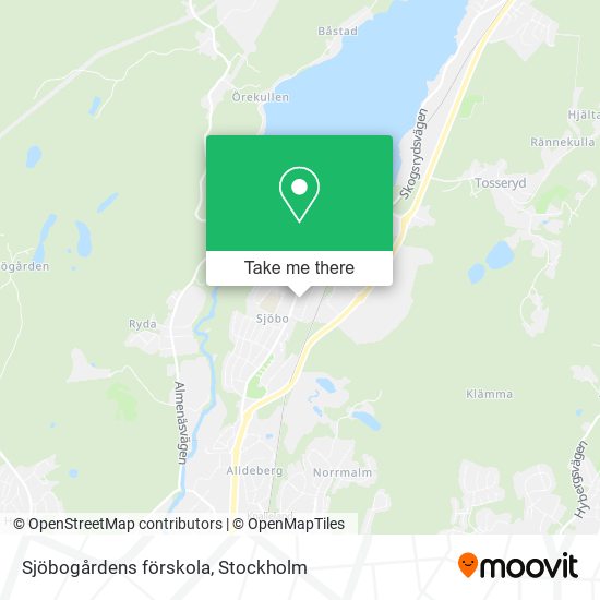 Sjöbogårdens förskola map