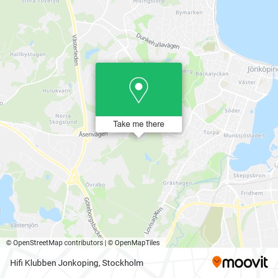 Hifi Klubben Jonkoping map