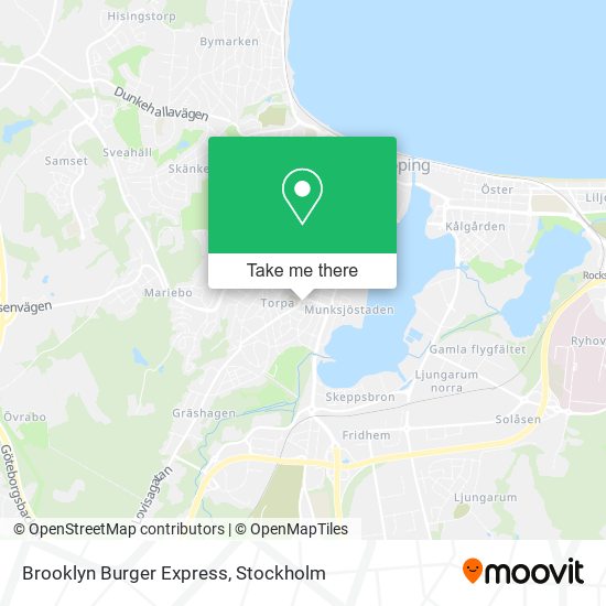 Brooklyn Burger Express map