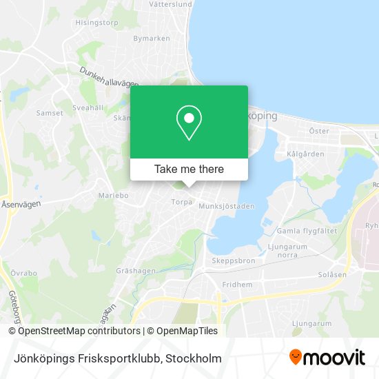 Jönköpings Frisksportklubb map