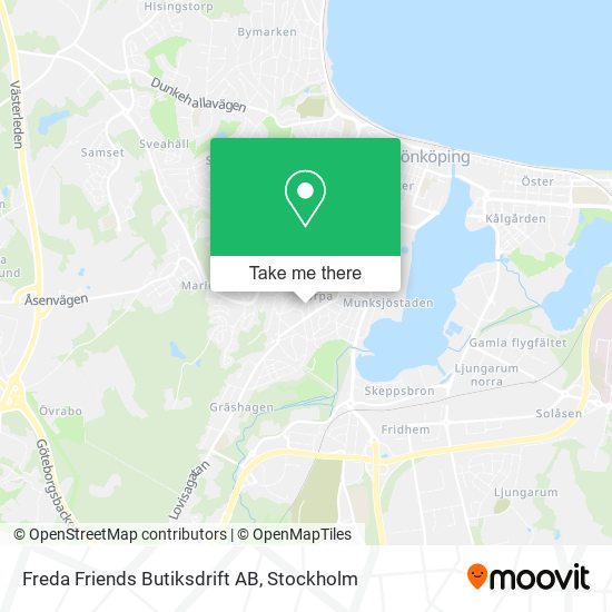 Freda Friends Butiksdrift AB map