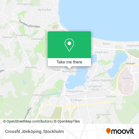 Crossfit Jönköping map