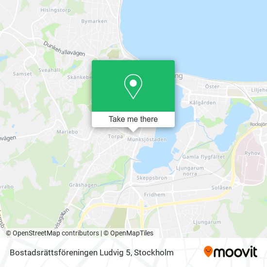 Bostadsrättsföreningen Ludvig 5 map