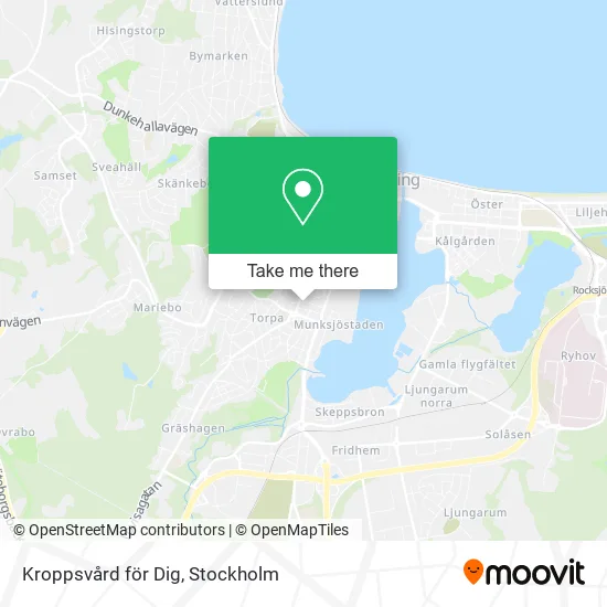 Kroppsvård för Dig map