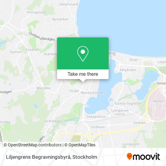 Liljengrens Begravningsbyrå map