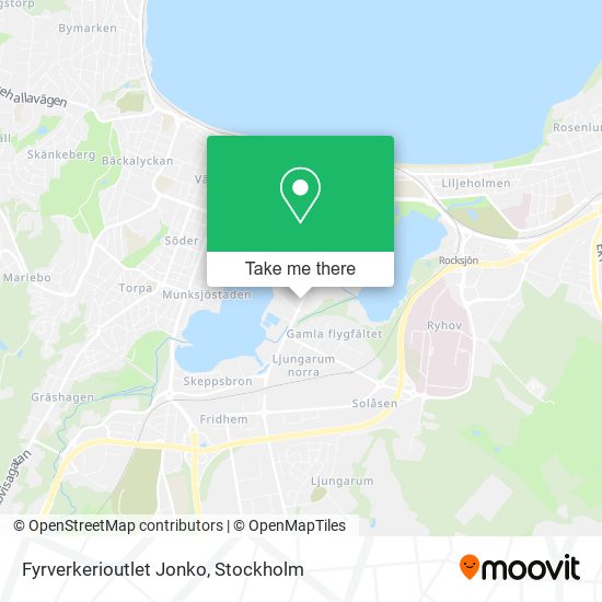 Fyrverkerioutlet Jonko map