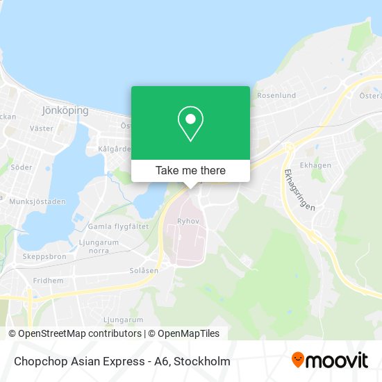 Chopchop Asian Express - A6 map