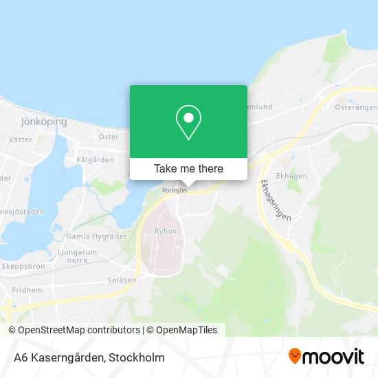 A6 Kaserngården map