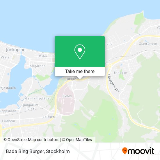 Bada Bing Burger map