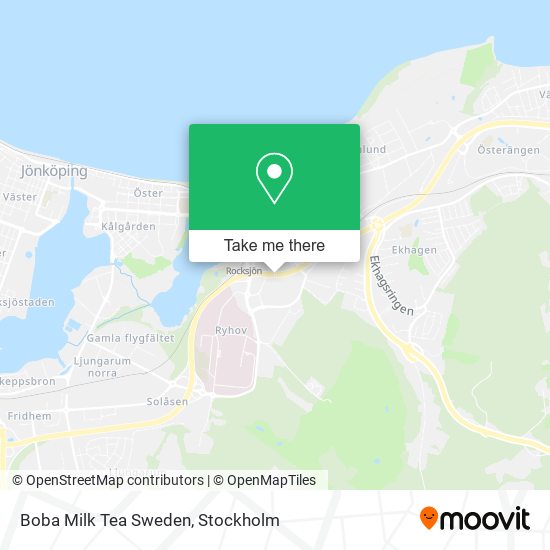 Boba Milk Tea Sweden map