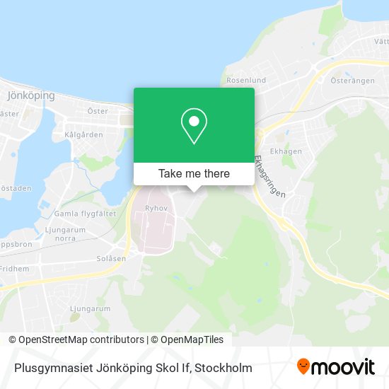 Plusgymnasiet Jönköping Skol If map