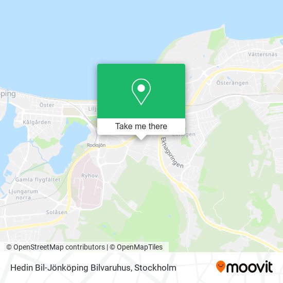 Hedin Bil-Jönköping Bilvaruhus map