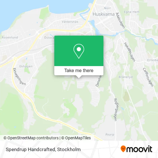 Spendrup Handcrafted map