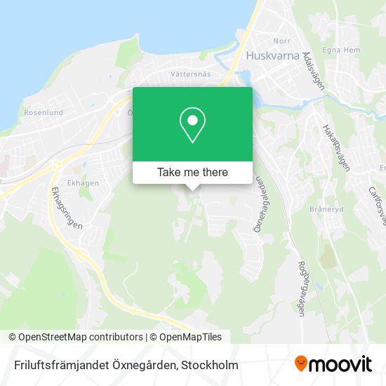 Friluftsfrämjandet Öxnegården map