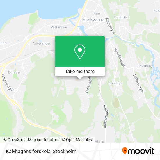 Kalvhagens förskola map