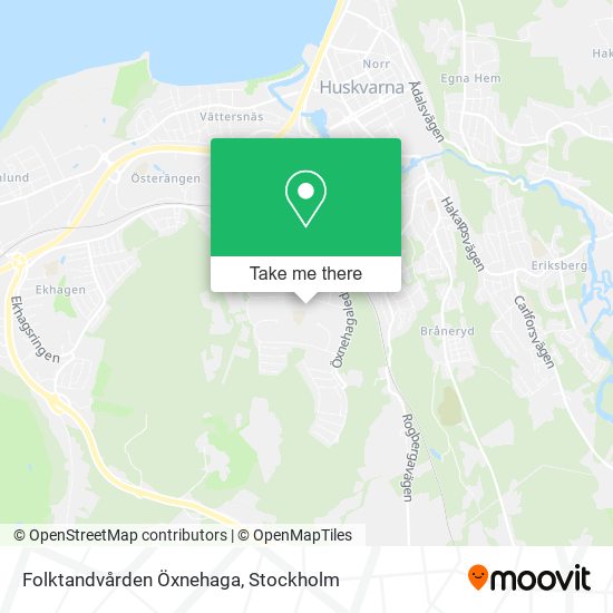 Folktandvården Öxnehaga map