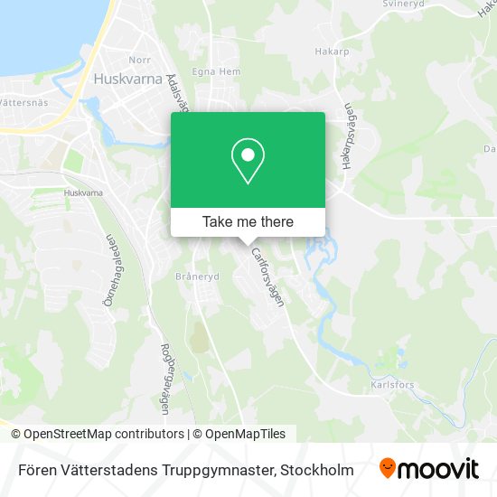 Fören Vätterstadens Truppgymnaster map