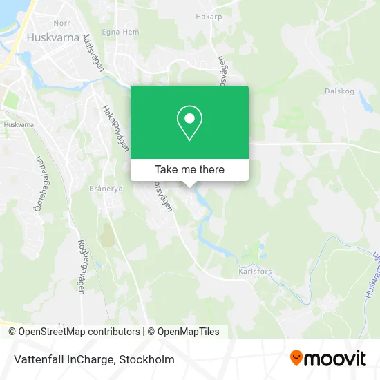 Vattenfall InCharge map