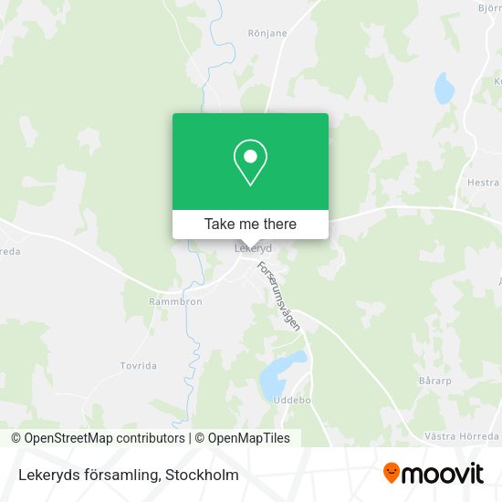 Lekeryds församling map