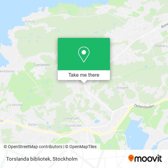 Torslanda bibliotek map