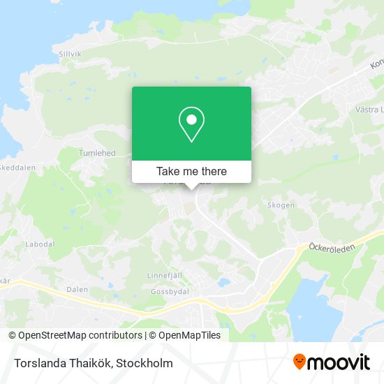 Torslanda Thaikök map