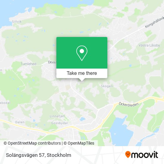 Solängsvägen 57 map