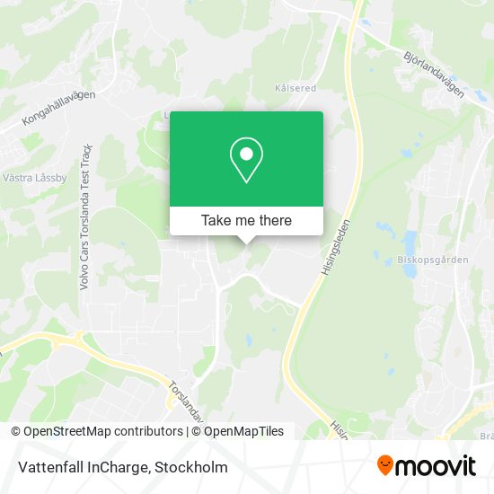 Vattenfall InCharge map