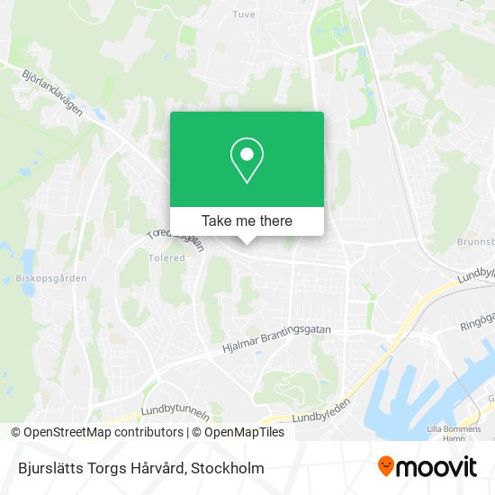 Bjurslätts Torgs Hårvård map
