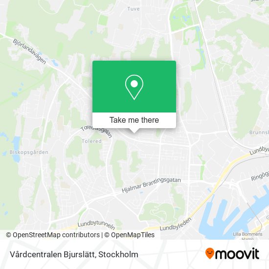 Vårdcentralen Bjurslätt map