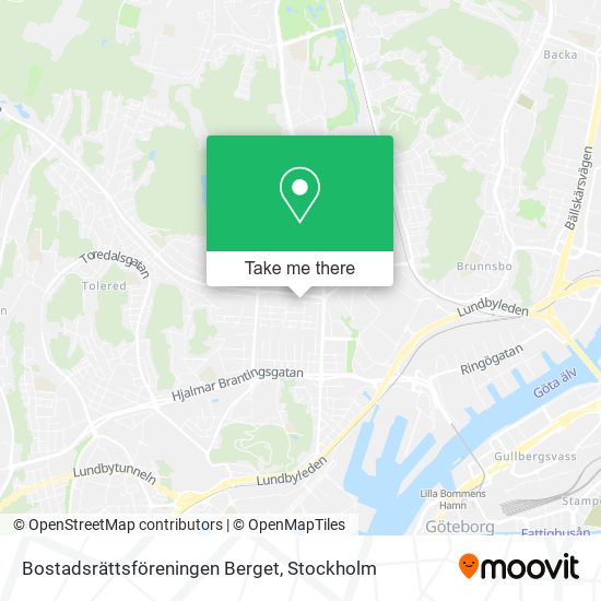 Bostadsrättsföreningen Berget map