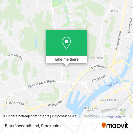 Björkåsecondhand map