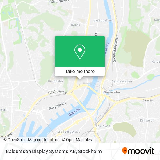 Baldursson Display Systems AB map