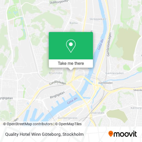 Quality Hotel Winn Göteborg map