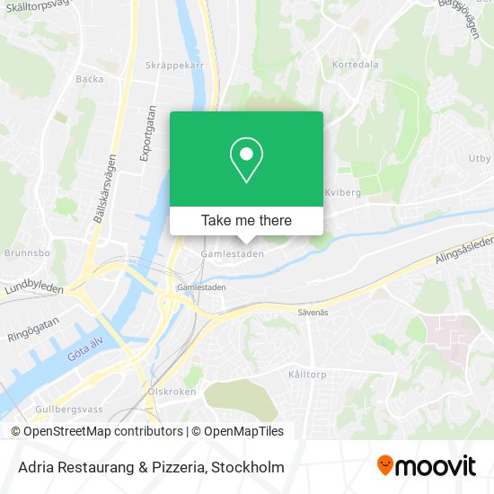 Adria Restaurang & Pizzeria map