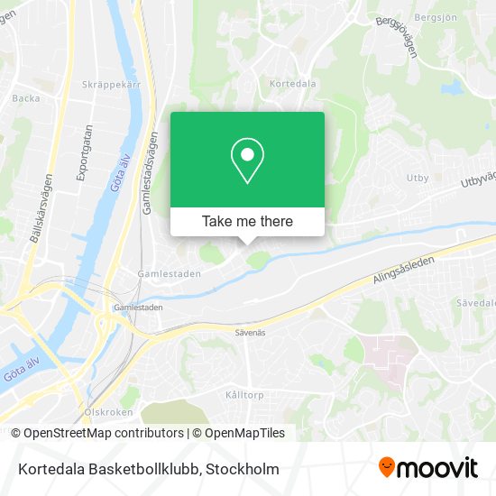 Kortedala Basketbollklubb map