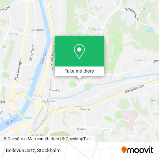 Bellevue Jazz map