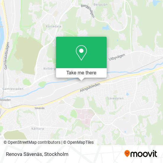 Renova Sävenäs map