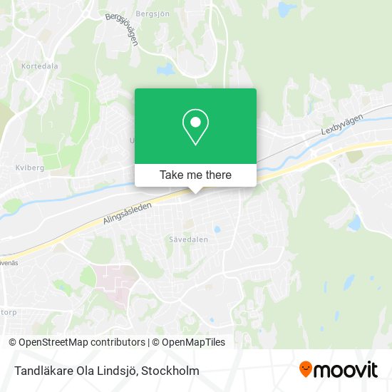 Tandläkare Ola Lindsjö map