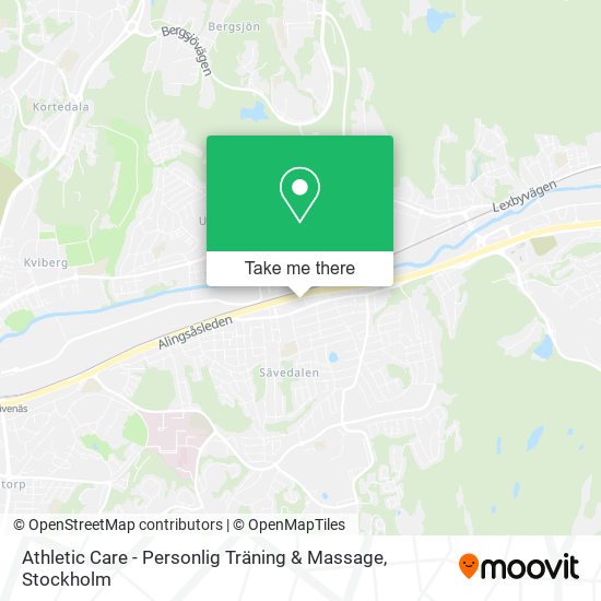 Athletic Care - Personlig Träning & Massage map