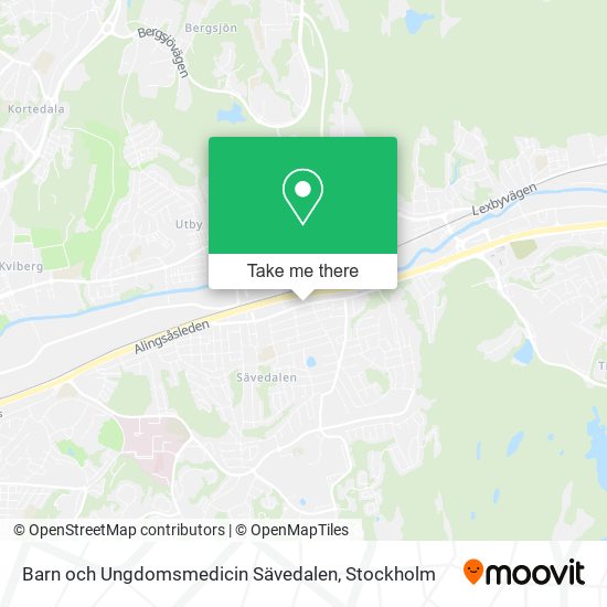 Barn och Ungdomsmedicin Sävedalen map