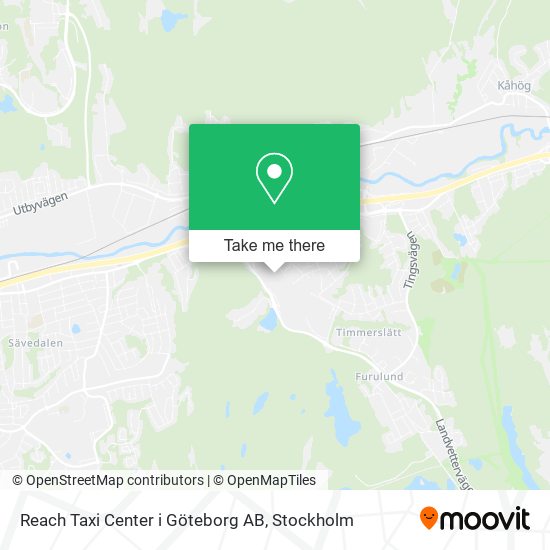 Reach Taxi Center i Göteborg AB map