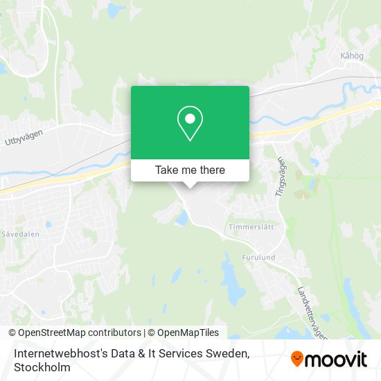 Internetwebhost's Data & It Services Sweden map