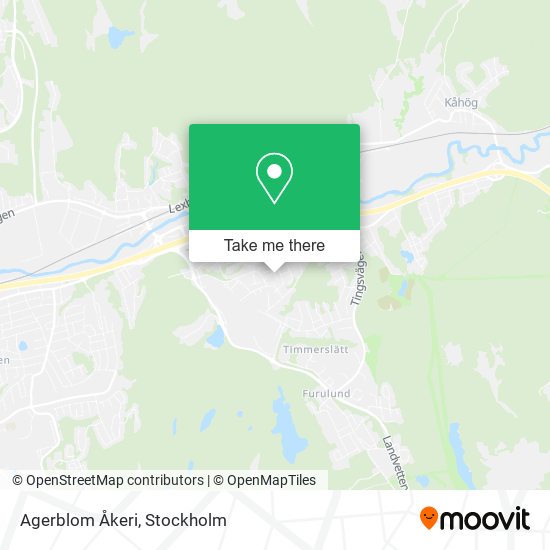 Agerblom Åkeri map